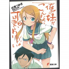 二手日語原文書 我的妹妹哪有那麼可愛 02 日語學習 (俺の妹がこんなに可愛いわけがない（２）)