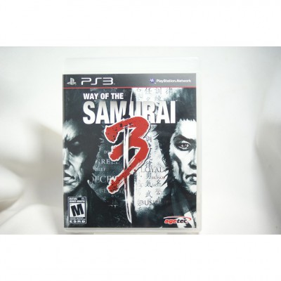 二手 美版 SONY PS3 侍道 3 WAY OF THE SAMURAI 3