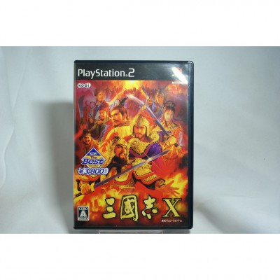 二手 純日版 SONY PS2 KOEI精選集 三國志 X 10