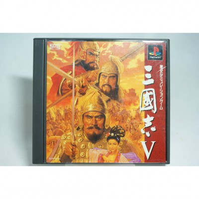 二手 純日版 SONY PS PS1 三國志 V 五 5