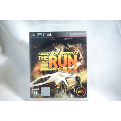 二手 亞版 SONY PS3 極速快感：亡命天涯 中文版 Need For Speed The Run 附發票