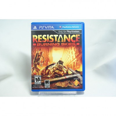 二手 美版 SONY PSV 全面對抗：燃燒天際 RESISTANCE BURNING SKIES