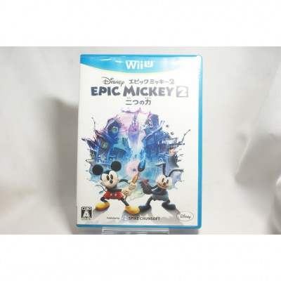 二手 純日版 任天堂 Wii U WiiU 傳奇米奇 2：二人之力