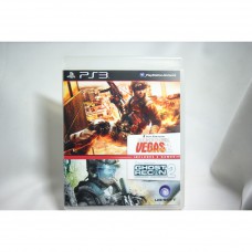 二手 亞版 SONY PS3 虹彩六號：拉斯維加斯 2  &amp; 火線獵殺 先進戰士 2 合輯