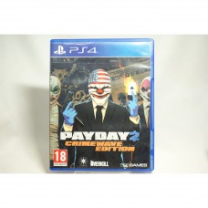 二手 歐版 SONY PS4 劫薪日 2 PAYDAY 2 ~CRIMEWAVE EDITION~