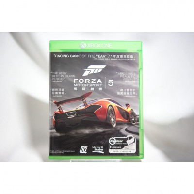 二手 亞版 XBOX ONE 極限競速 5 中文版 Forza Motorsport 5