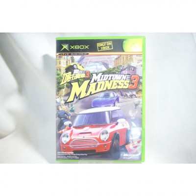二手 亞版 XBOX 瘋狂城市賽車 3  Midtown Madness 3