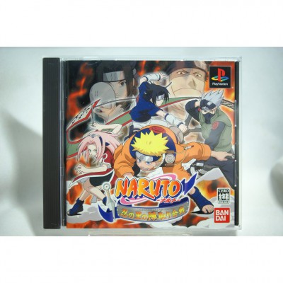 二手 純日版 SONY PS PS1 火影忍者 忍之里的陣取合戰