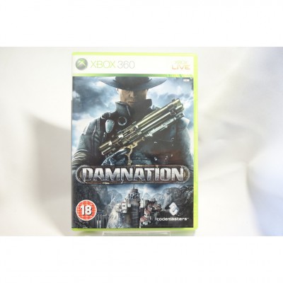 二手 歐版 XBOX 360 毀滅戰獄 DAMNATION