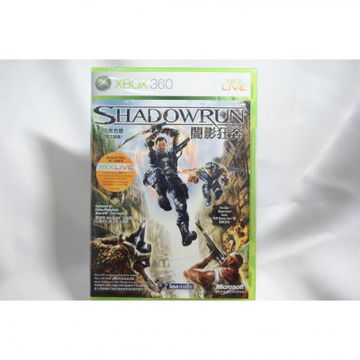 全新 亞版 XBOX 360 闇影狂奔 SHADOWRUN 中英合版