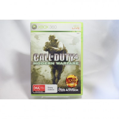 二手 澳版 XBOX 360 決勝時刻 4：現代戰爭