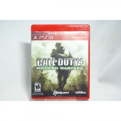 二手 美版 SONY PS3 決勝時刻 4：現代戰爭 CALL OF DUTY 4 GH版