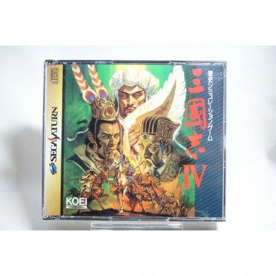 二手 純日版 SEGA Saturn SS 三國志 IV 四 4