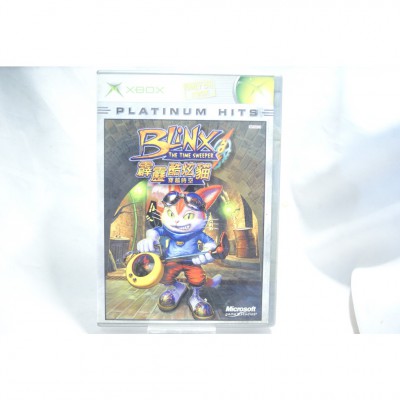 二手 亞版 XBOX 霹靂酷炫貓 穿越時空 Blinx The Time Sweeper
