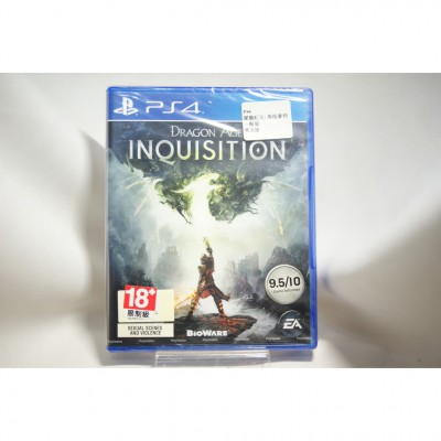 二手 亞版 SONY PS4 闇龍紀元：異端審判 Dragon Age : Inquisition