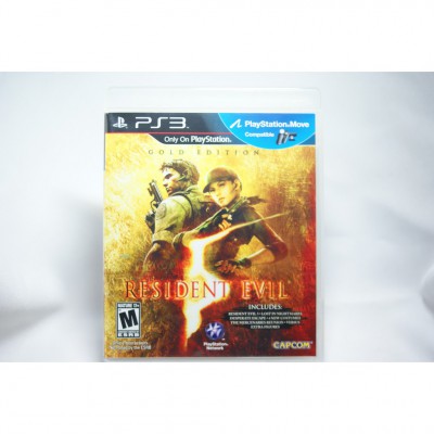 二手 美版 SONY PS3 惡靈古堡 5 黃金版