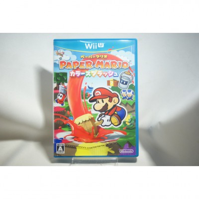 二手 純日版 任天堂 Wii U WiiU 紙片瑪利歐 色彩噴濺 Paper Mario