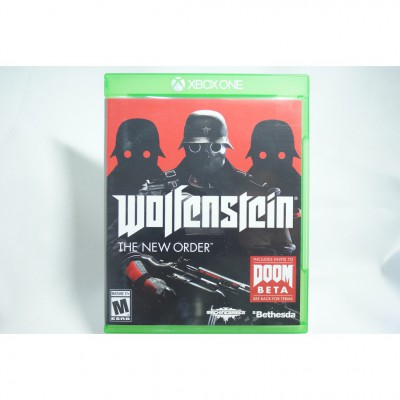 二手 美版 XBOX ONE 德軍總部：新秩序 WOLFENSTEIN THE NEW ORDER
