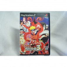 二手 純日版 SONY PS2 火影忍者：木葉的忍者英雄們 3