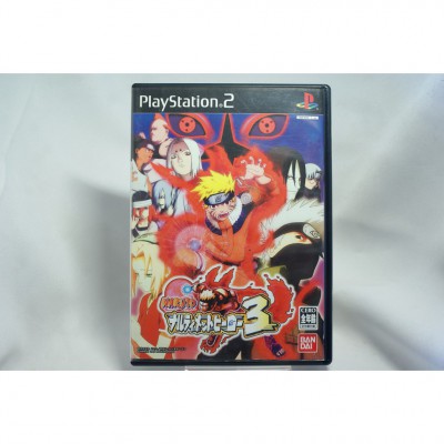二手 純日版 SONY PS2 火影忍者：木葉的忍者英雄們 3