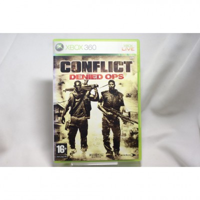 二手 歐版 XBOX 360 火線交錯 CONFLICT DENIED OPS