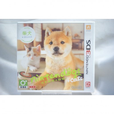 全新 台規機專用 任天堂 3DS N3DS 任天狗狗 ＋ 貓貓 柴犬與新夥伴 中文版