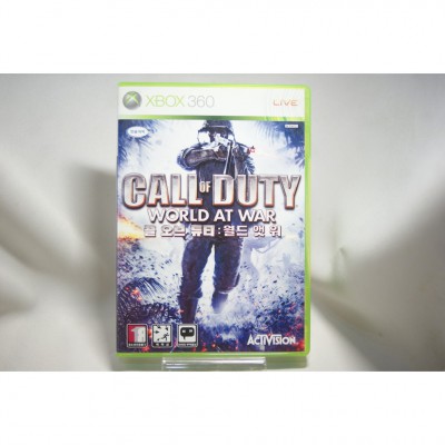 二手 韓版 XBOX 360 決勝時刻：戰爭世界 CALL OF DUTY:WORLD AT WAR