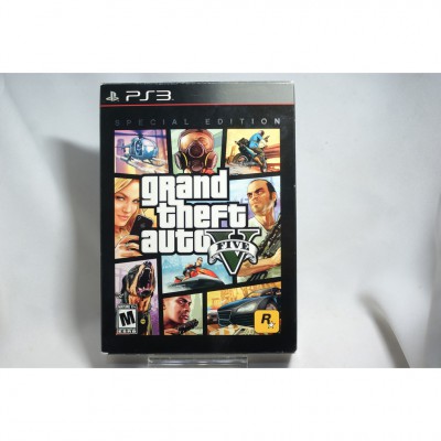 二手 美版 SONY PS3 俠盜獵車手 5 鐵盒版 中文字幕  GRAND THEFT AUTO V GTA
