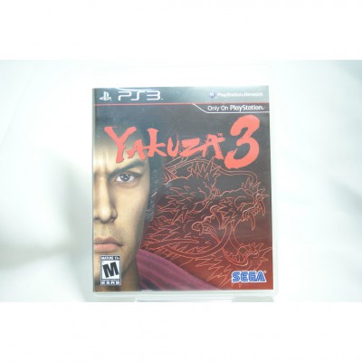 二手 美版 SONY PS3 人中之龍 Yakuza 3 英文版
