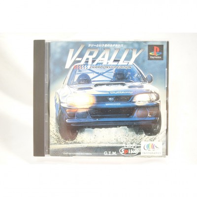 二手 純日版 SONY PS PS1 V-RALLY  拉利賽車