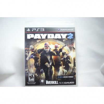 二手 美版 SONY PS3 劫薪日 Payday 2