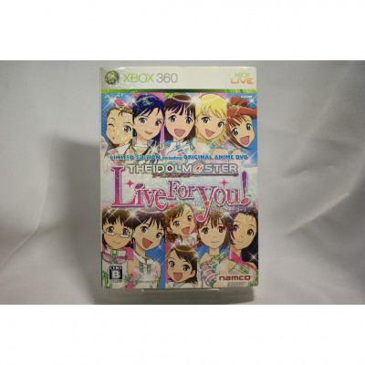 二手 純日版 XBOX 360 偶像大師 Live for You! 限定版 DVD同梱版