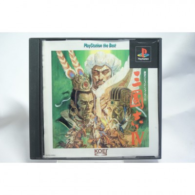二手 純日版 SONY PS PS1 三國志 四 IV 4  PS 精選集