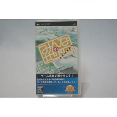 二手 純日版 SONY PSP 全民地圖