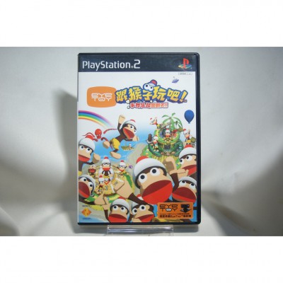 二手 亞版 SONY PS2 跟猴子玩吧! ～手舞足踏鬧翻天!! 中文版