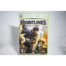 二手 純日版 XBOX 360 決戰火線：能源危機 Frontlines：Fuel of War