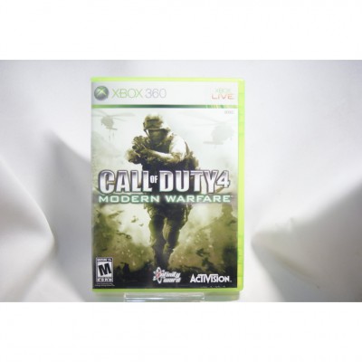 二手 美版 XBOX 360 決勝時刻 4：現代戰爭 CALL OF DUTY 4 MODERN WARFARE