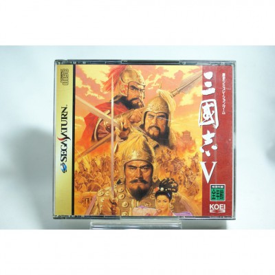 二手 純日版 SEGA Saturn SS 三國志 V 五 5
