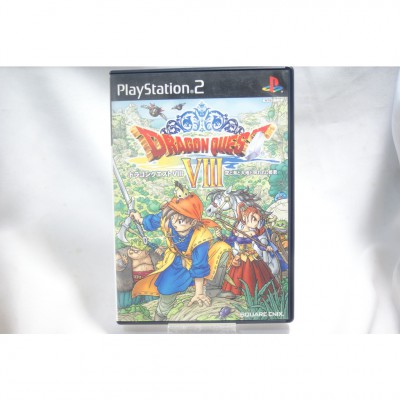 二手 亞版 SONY PS2 勇者鬥惡龍 8 天空與海洋與大地與受詛咒的公主 日文版