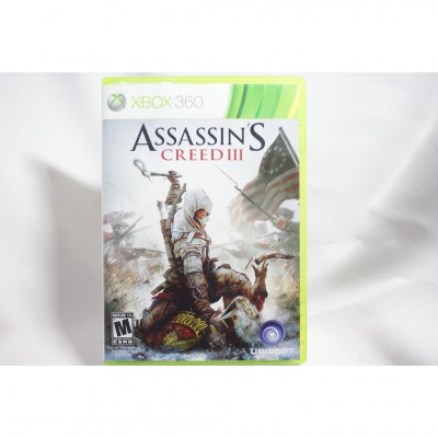 二手 美版 XBOX 360 刺客教條 3 ASSASSIN’S CREED III