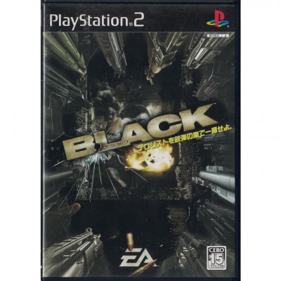 二手 純日版 SONY PS2 黑槍 Black