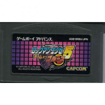 二手 純日版 任天堂 GBA 洛克人 EXE 5 布魯斯小隊 GameBoy Advance